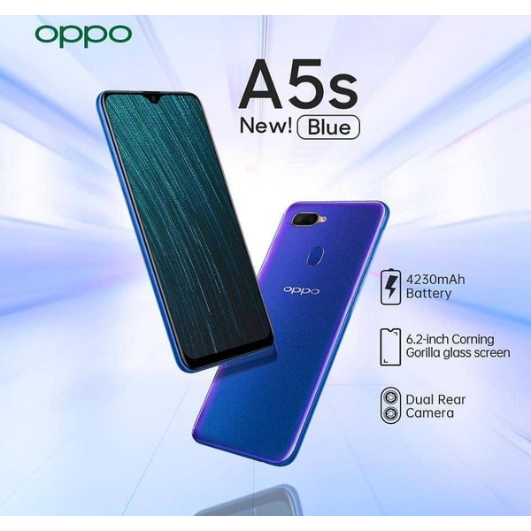 OPPO A5S RAM 6GB 128GB HP Smartphone Handphone