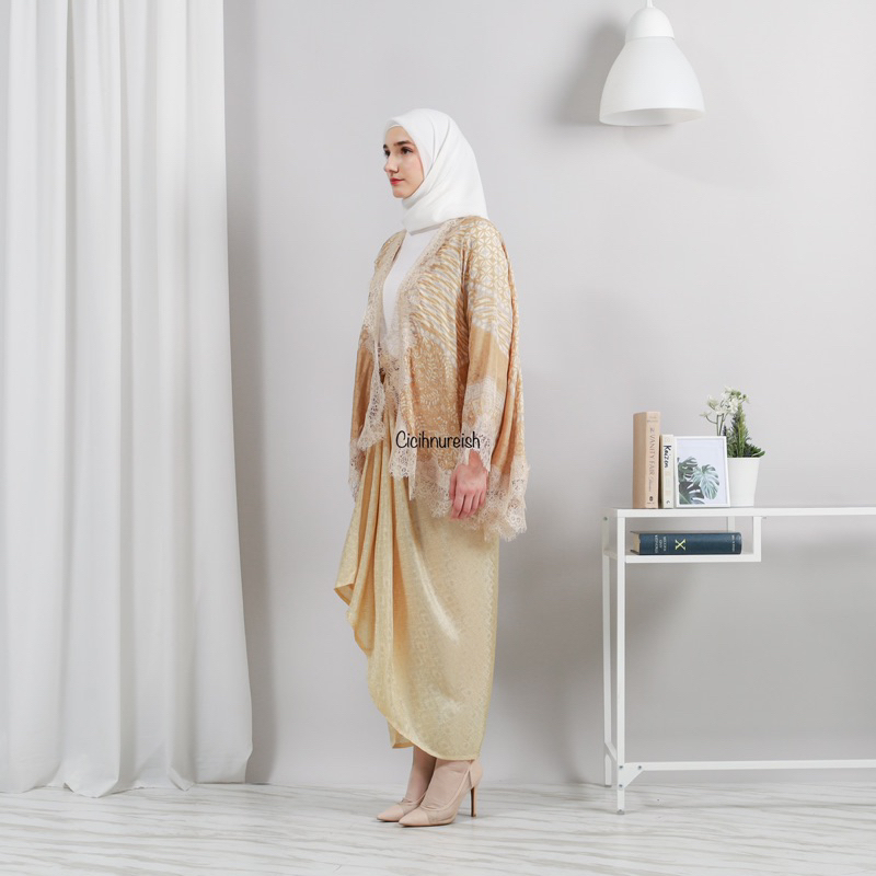 Viscose set kupu-kupu, outer lilit viscose