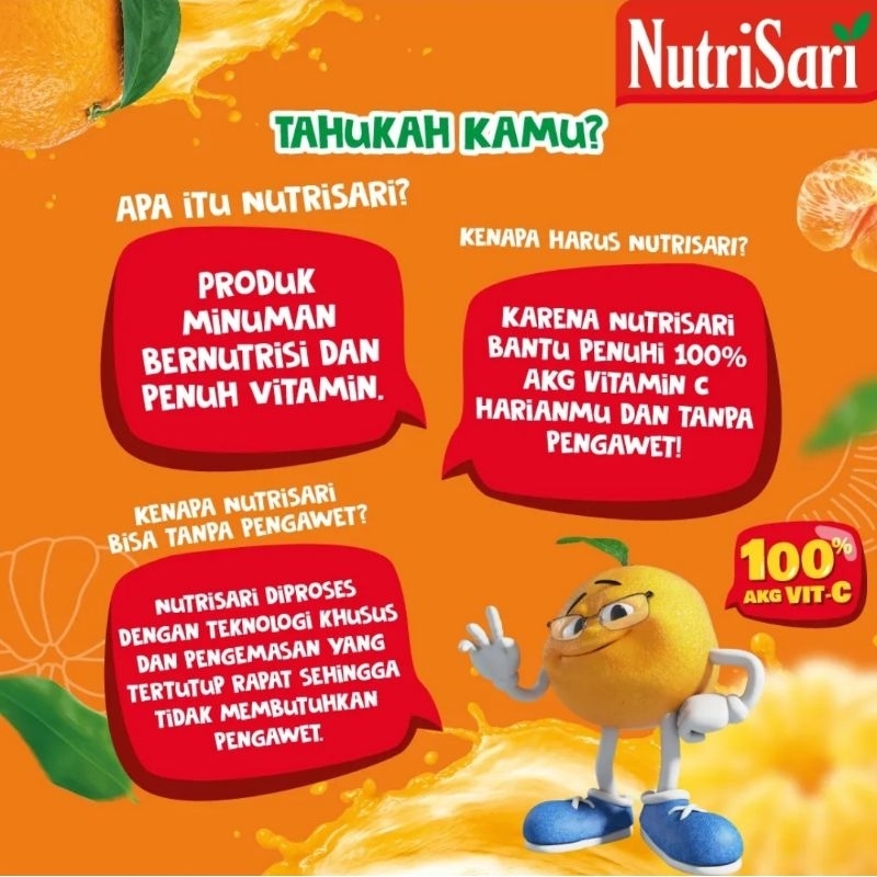 [CASHBACK 5%] NutriSari American Sweet Orange