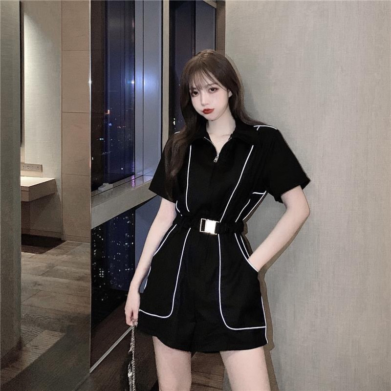 Jumsuit Pendek Plus Free Belt M444