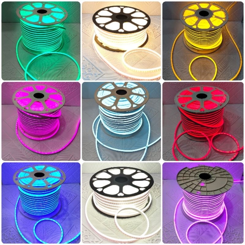 Lampu Neon Flex LED Meteran 220v