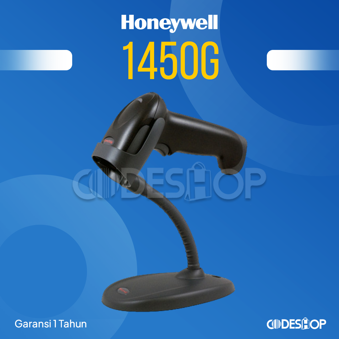 Scanne Barcode HONEYWELL 1450g Voyager Imager 1D &amp; 2D - USB &amp; Stand