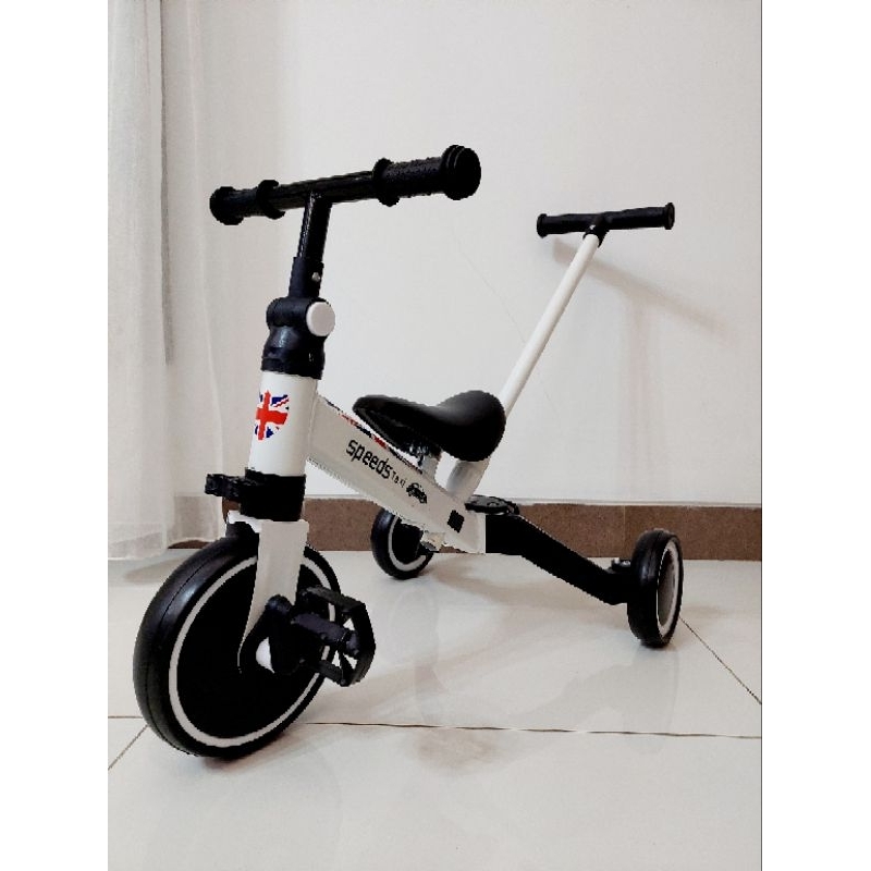 Preloved speed sepeda anak roda 3 sepeda 2in1 balance bike