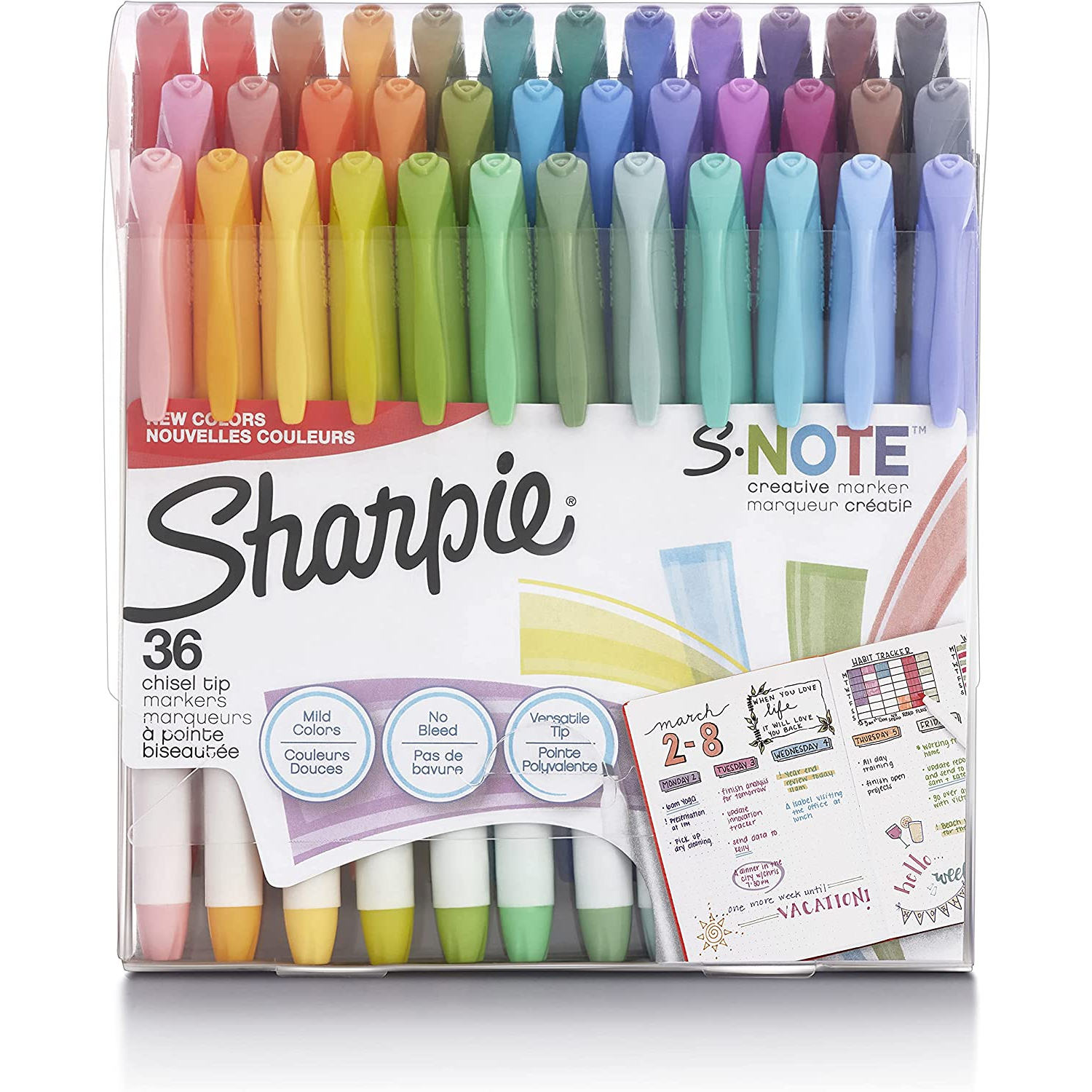 

Sharpie S-Note Creative Markers Highlighters 2in1 S Note 4 12 20 36 pcs