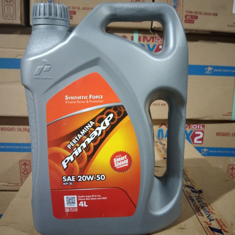 oli mesin mobil prima XP 4 liter