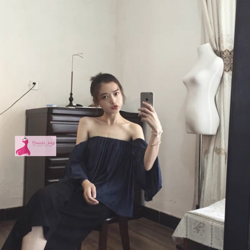 Top Off Shoulder Atasan Korea Style 112804