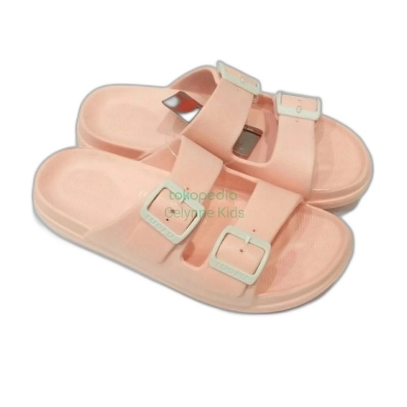 Sandal Karet Wanita Anti Slip/Sandal Luofu Wanita Ban 2 Gesper Terbaru
