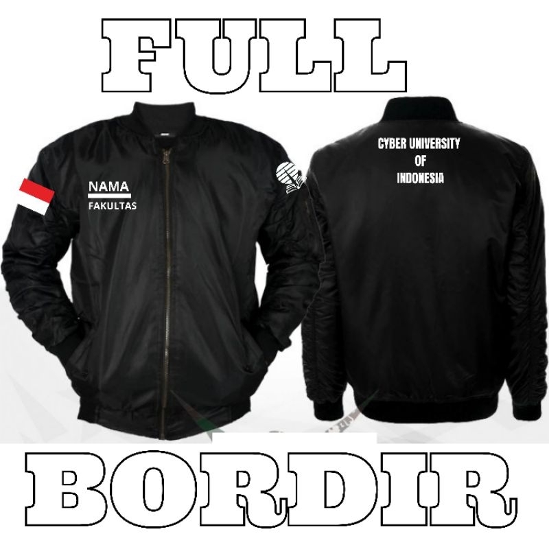 JAKET BOMBER UNIVERSITAS TERBUKA / JAKET UNIVERSITAS TERBUKA  / JAKET UNIVERSITAS