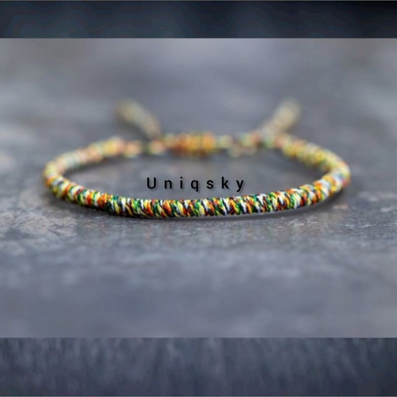 Gelang tali tibet gelang tali original tibetan multicalour