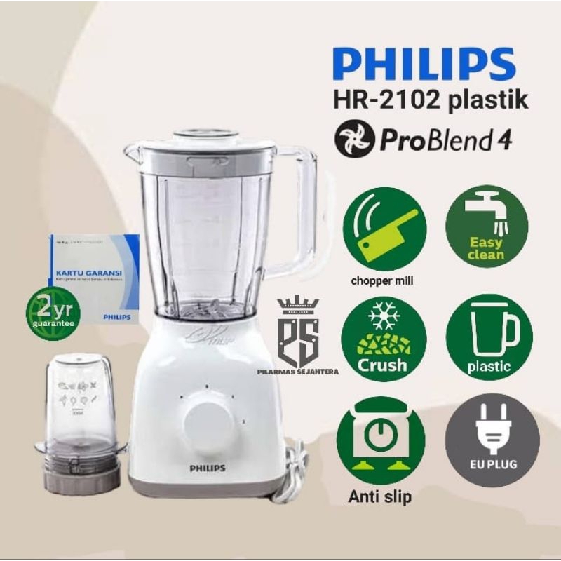 blender Philips HR2102 pro blend 4 blender PHILIPS HR 2102