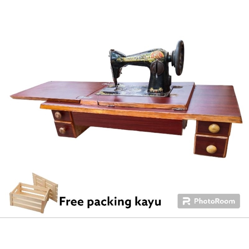Meja mesin jahit  klasik butterfly