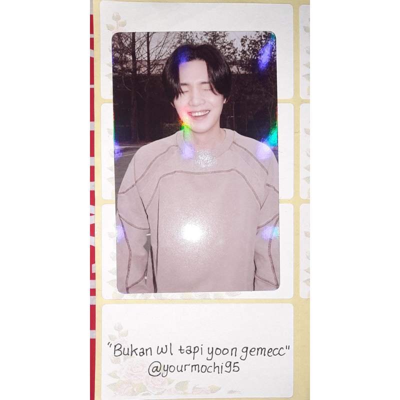 photocard early pob d-day suga (booked)