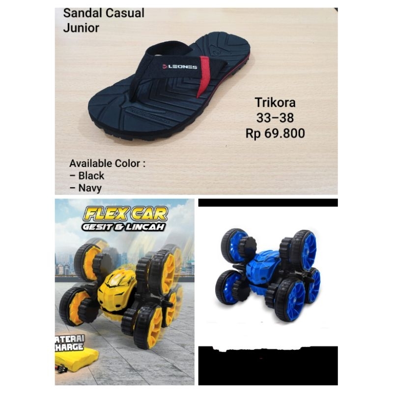 BIG SALE!!!Promo Lebaran, Sandal Casual-Gunung Junior &quot;Leones&quot; (Include Mobil Remote Homyped)