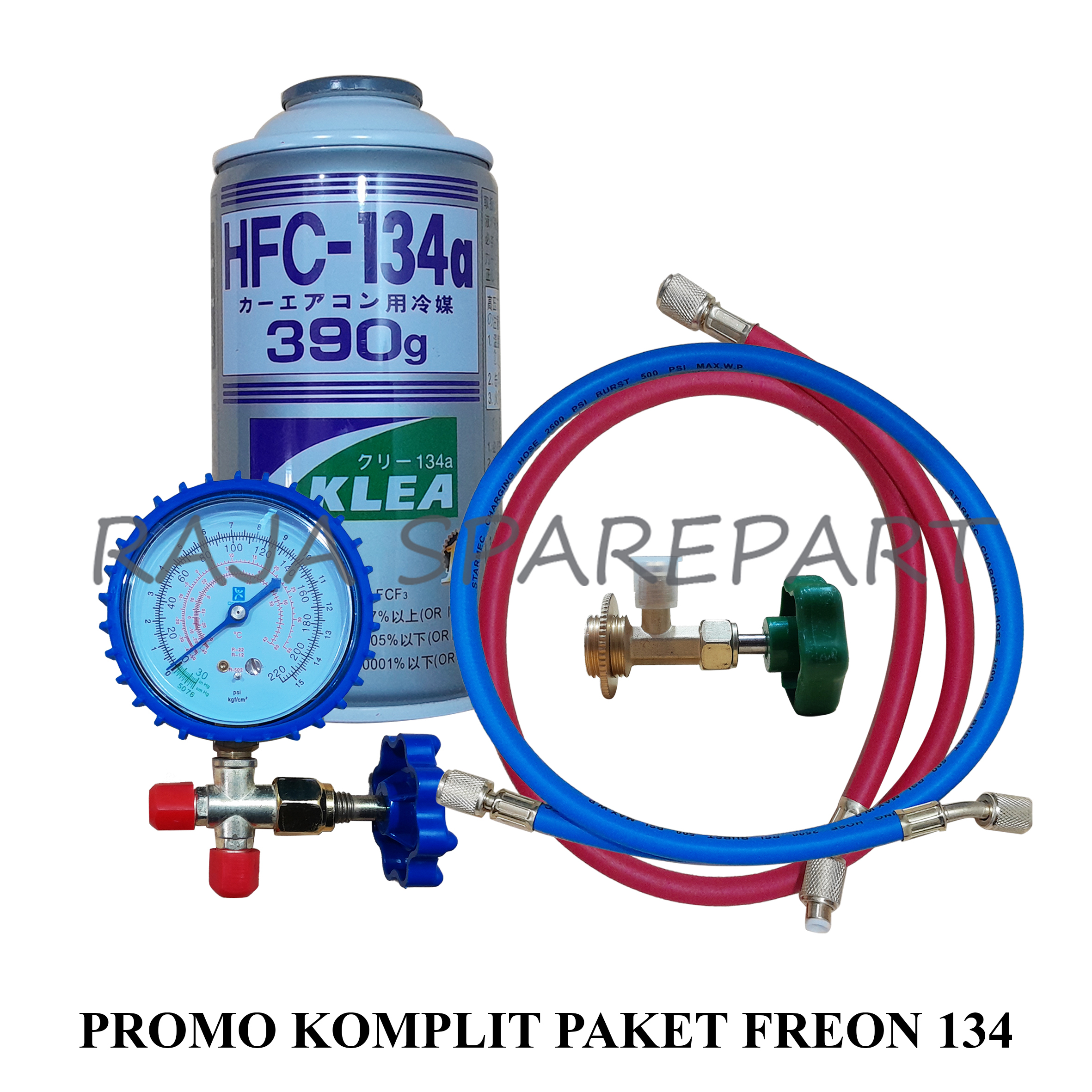 PROMO/PROMO PAKET FREON 134 KOMPLIT/PAKET PENGISIAN FREON R134 LENGKAP