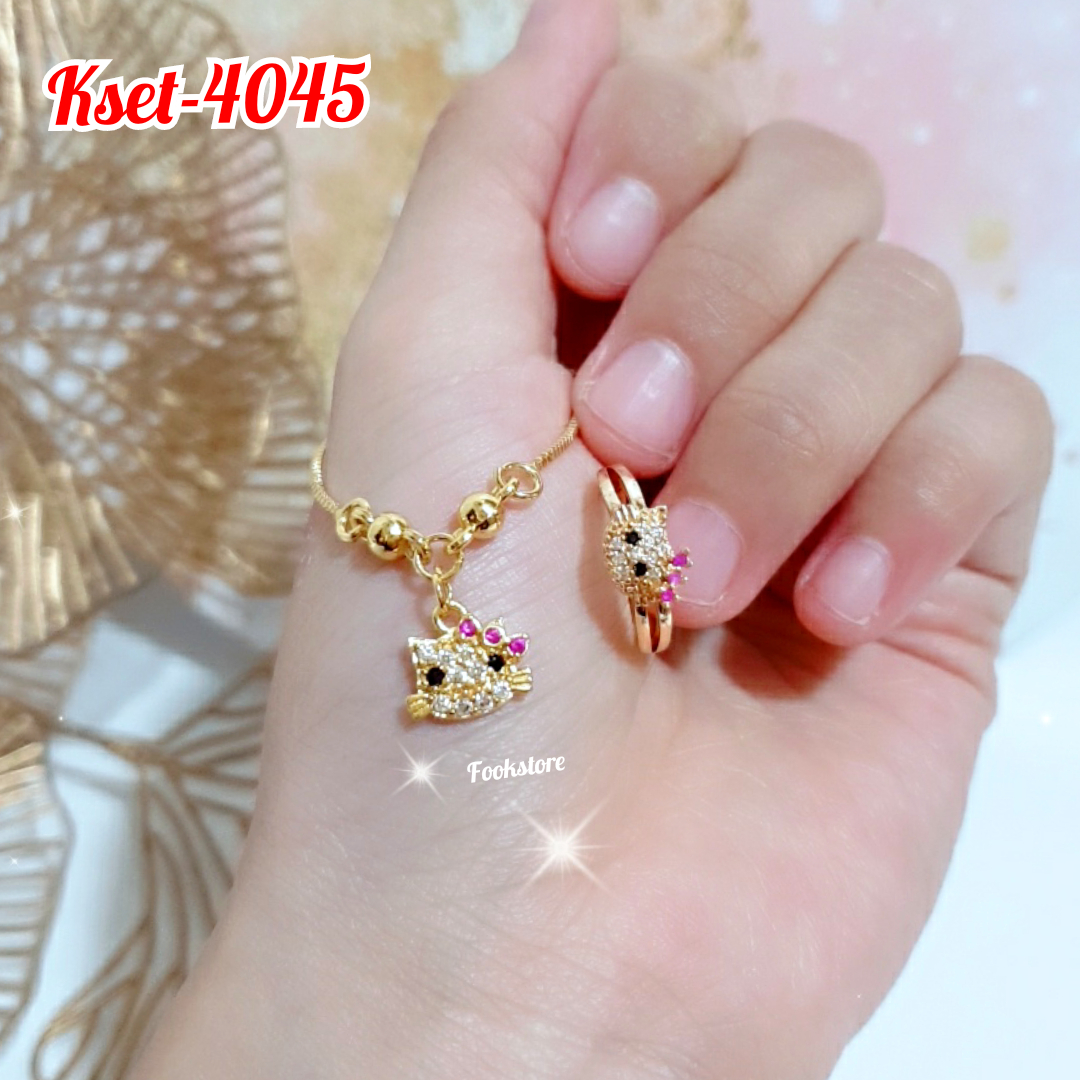 COD SET KALUNG ANAK GRATIS CINCIN CANTIK BUAT ANAK 3-7 THN