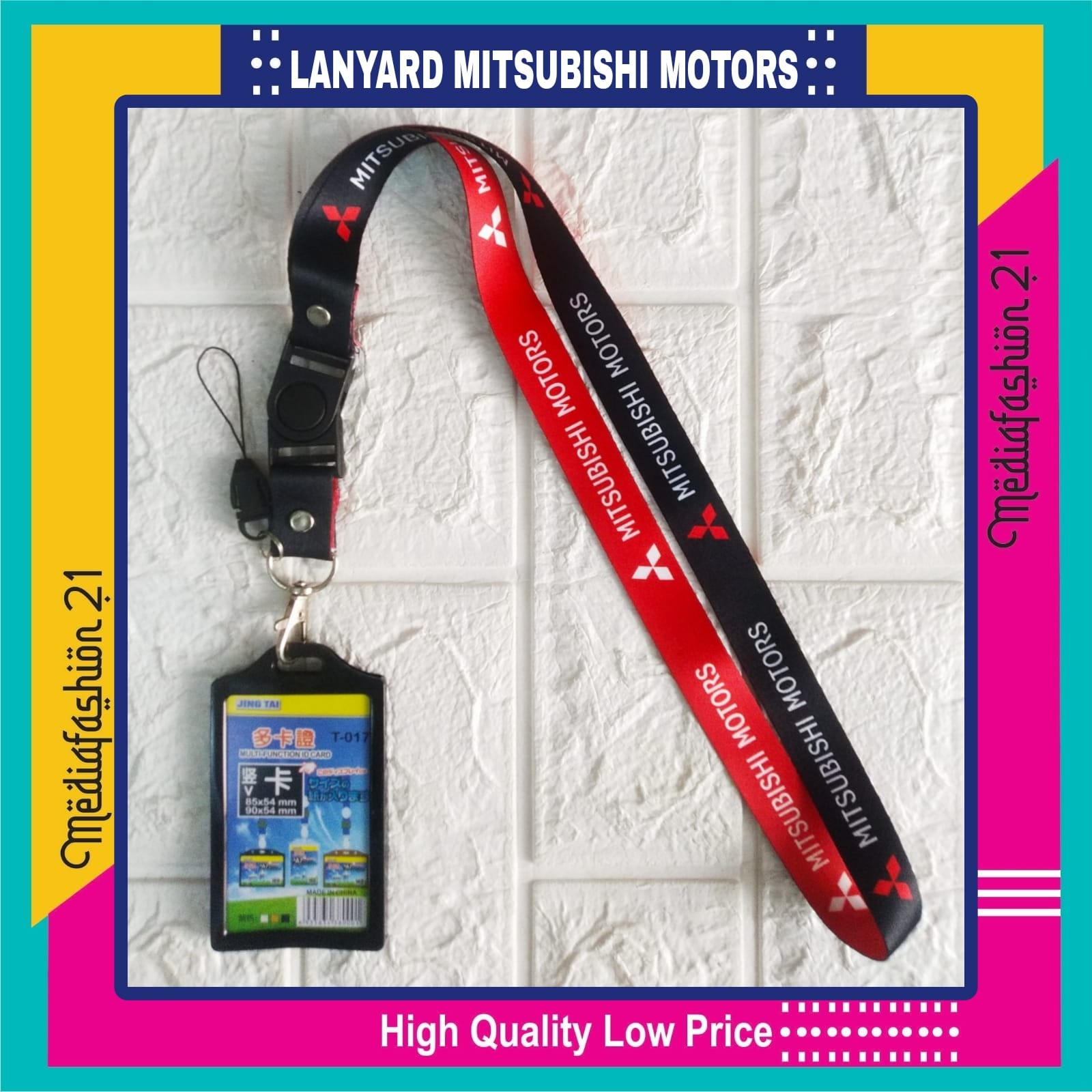 

LANYARD MITSUBISHI MOTORS ID CARD PRINTING (PAKET LENGKAP EXCLUSIVE)