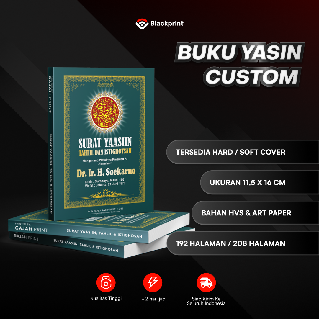 

Custom Buku Yasin Soft Cover/Hard Cover