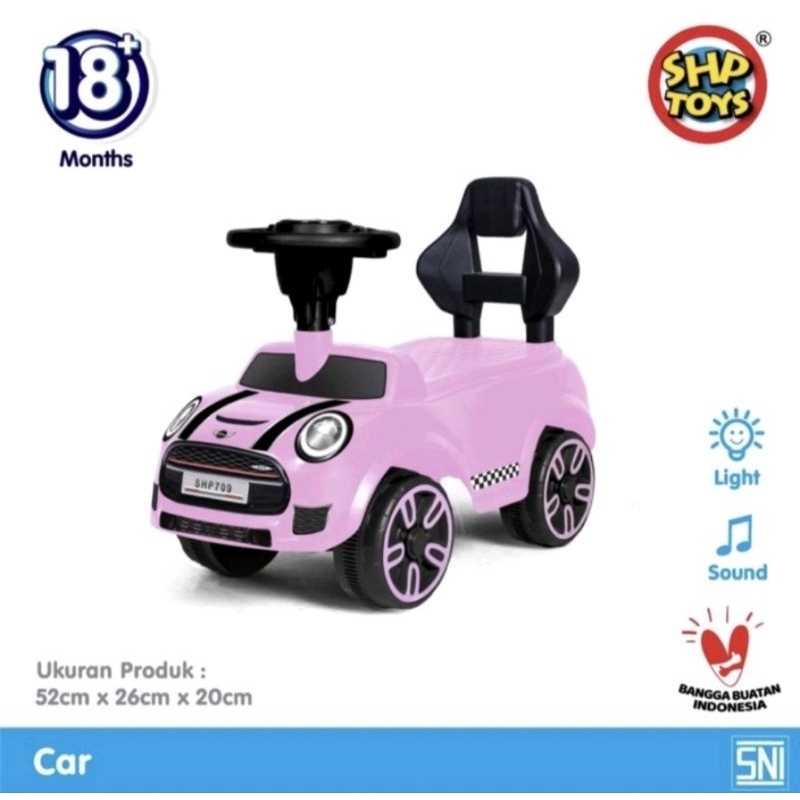 MAINAN ANAK MOBIL MOBILAN BISA DINAIKI SHP TOYS RIDE ON CAR MIMO 709