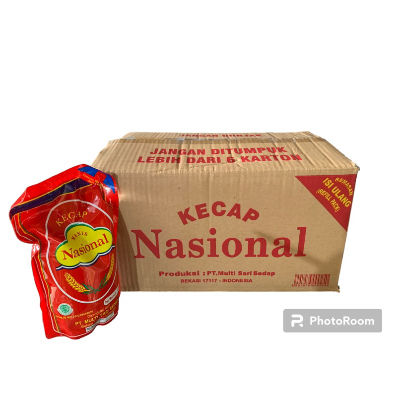 

Kecap Nasional Refill 1 Dus isi 12 pcs x 520 ml PT Multisari sedap