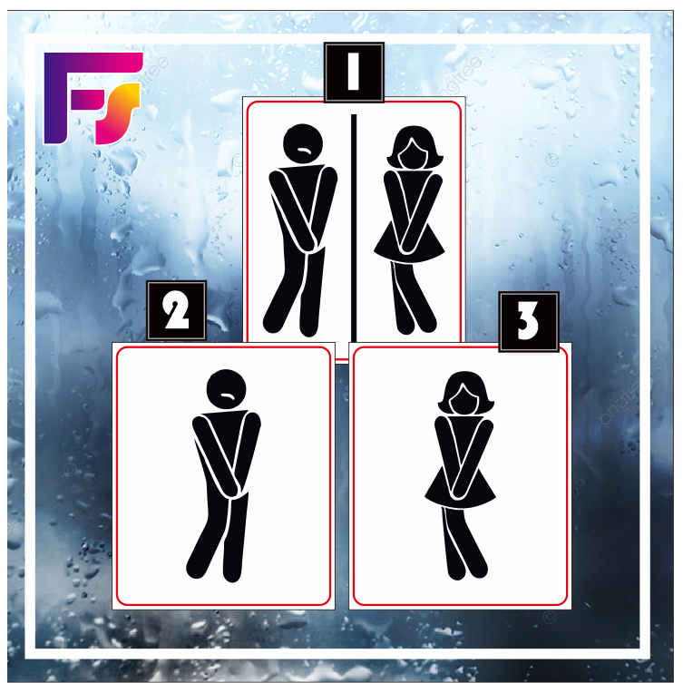 

Stiker waterproff toilet model 3