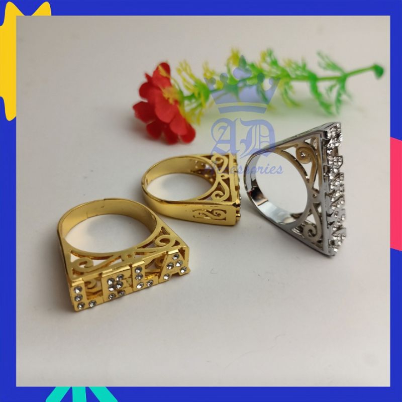 Cincin Nama Custom Model Berlian Eropa