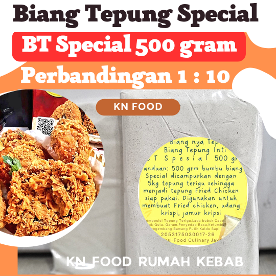 

Tepung Biang Fried Chicken BT Special 500gr Bumbu Biang Ayam Kentucky Kfc Crispy