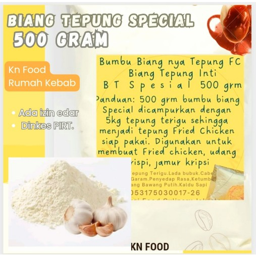 

Tepung bumbu fried chicken kfc 500gram Biang Tepung Special