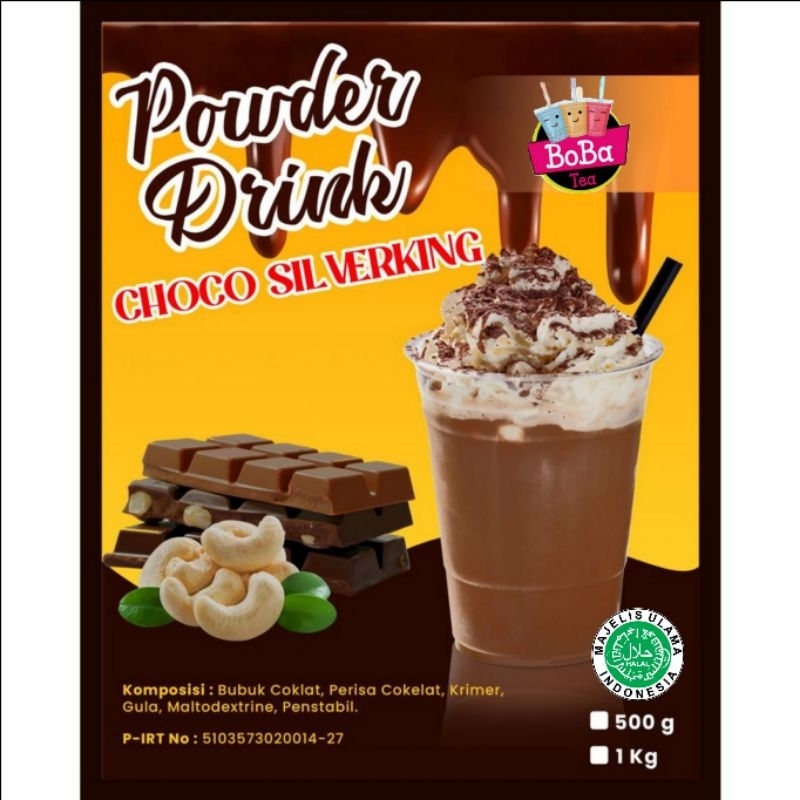 [1kg Reguler] Bubuk Minuman Rasa Choco Silverking 1 KG