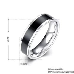 CINCIN TITANIUM SILVER LIST HITAM CINCIN EPOXY CINCIN CEWE COWO