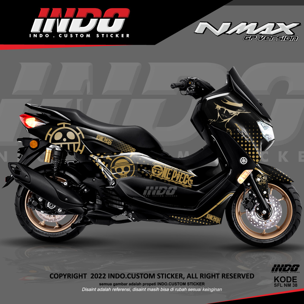 decal nmax NEW/OLD one piece stiker nmax 155