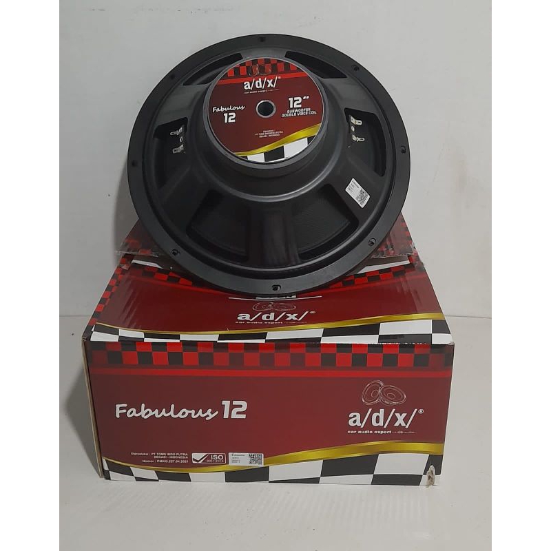 subwoofer 12 inch adx double coil