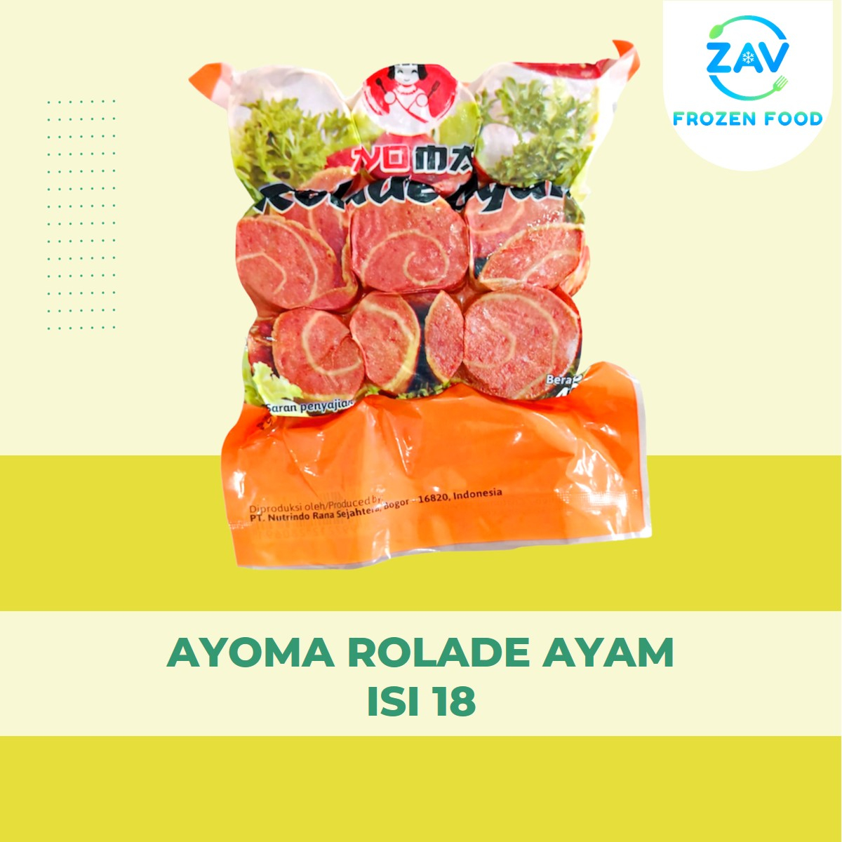 

AYOMA ROLADE AYAM ISI 18