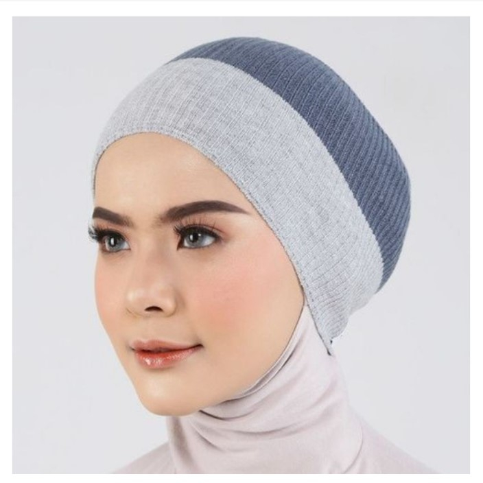 Bandana Ciput / Inner Rajut Basic - Dalaman Hijab 2 Warna