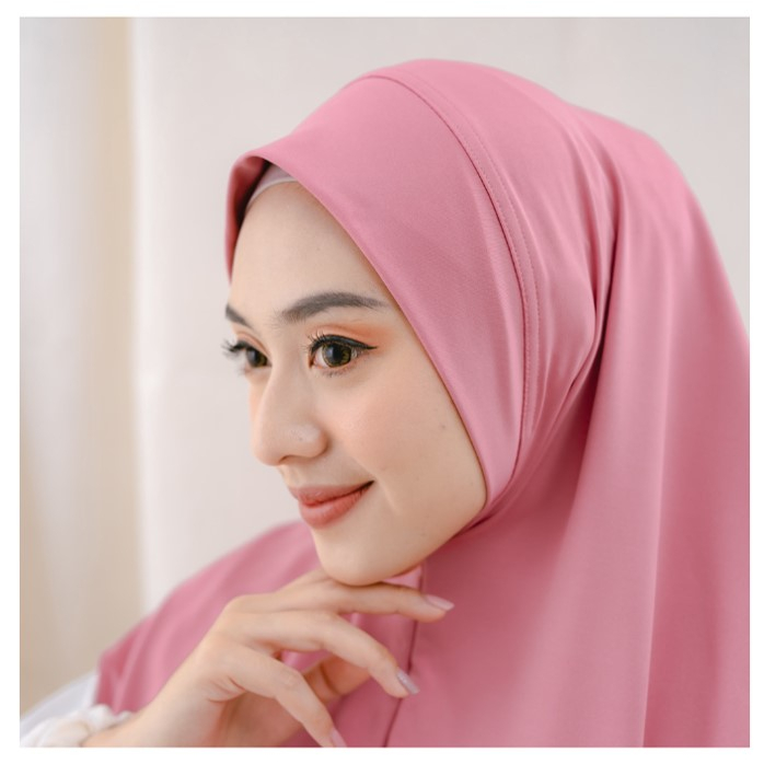 Kerudung Instan Malaysia Pet Jilbab Bahan Kaos Jersey Premium Nada