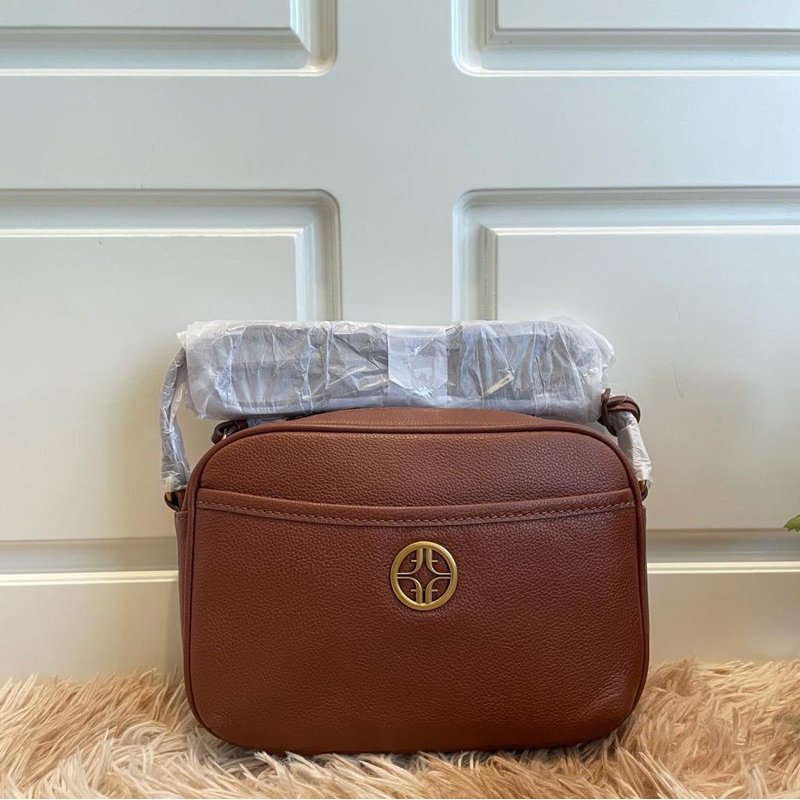 Fossl Brennon Camera Medium Brown Leather