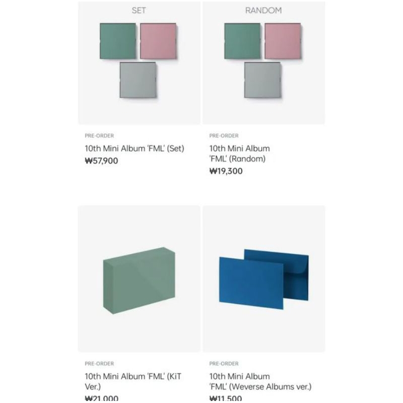 ALBUM SEVENTEEN - FML