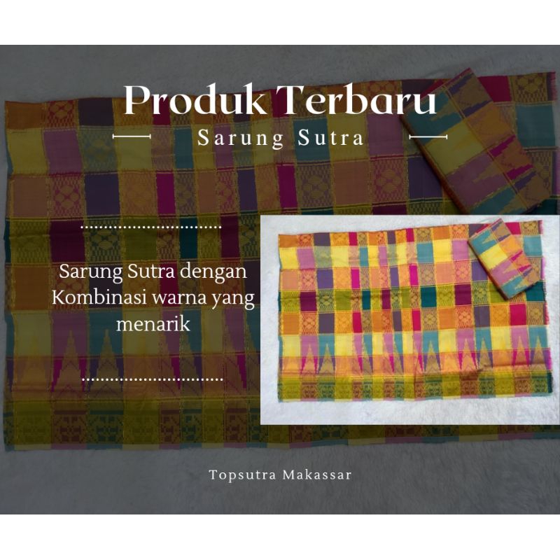 LIMITED STOCK Sarung sutra asli bahan 100% sutra
