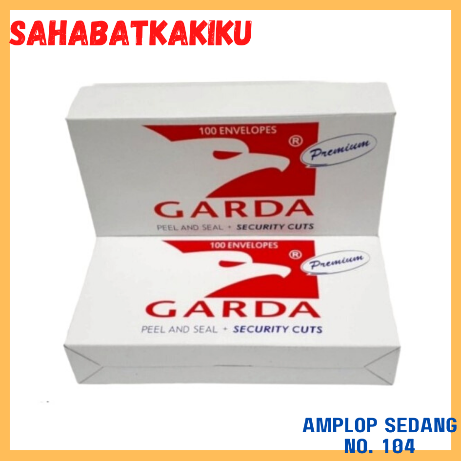 

[20 Lembar] Amplop Sedang No.104 / Amplop Garda Sedang 9,5 Cm x 15,2 Cm / Amplop Putih Sedang