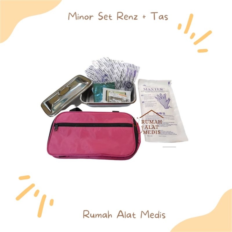 Alat Medis Minor Set RENZ 15 Item Minorset Minor Set Bedah Lengkap Renz Minor Set Sirkumsisi