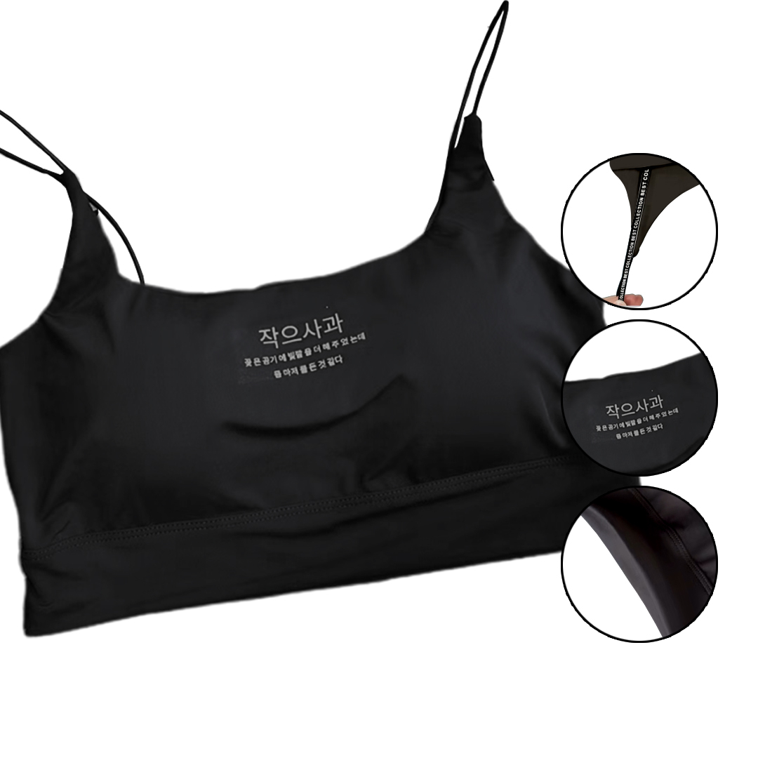 YS6118 Bra Sport Tanpa Kawat, Elastis Sexy dengan Busa - YOSINOGAWA