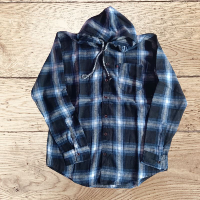 FLANNEL HOODIE PRIA WANITA/ KEMEJA FLANEL PANJANG TOPI TERBARU