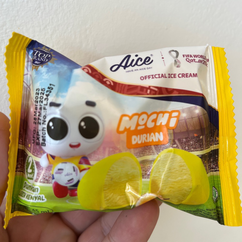 

Es Krim Aice Mochi Durian