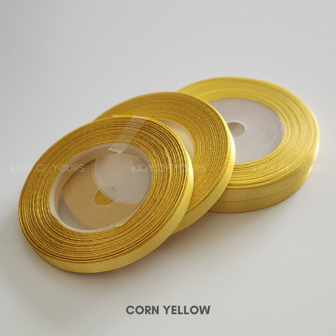 

JOY - Pita Satin Rol Ukuran 1/4 Inch Lebar 0.6 cm