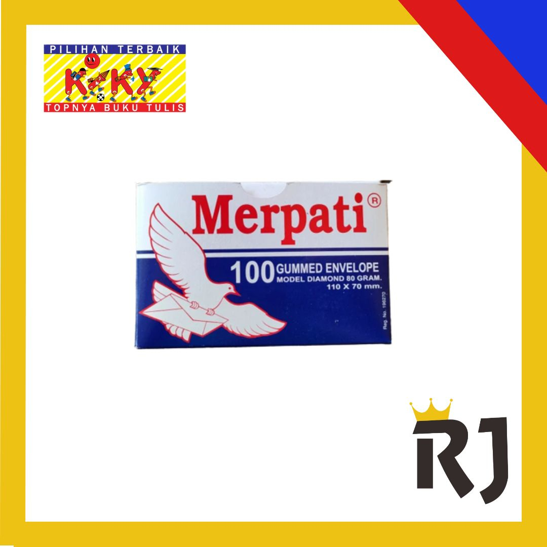 

Amplop Kecil Merpati Biru 11x7 cm (80 gram) 1 box isi 100 lembar