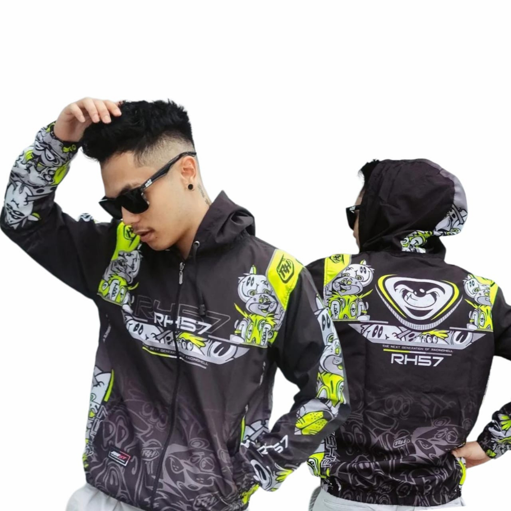 Jaket Racing hell Sublim Printing UKURAN JUMBO M SAMPAI XXL