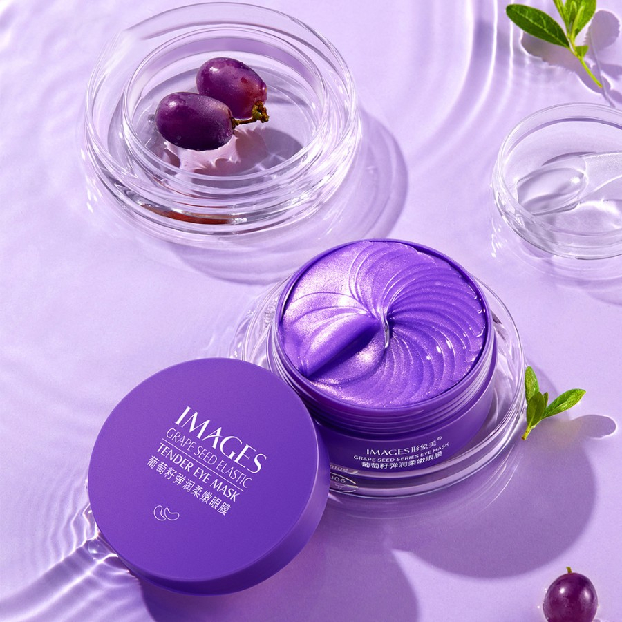 Masker Mata Images Grape Collagen Eye Mask Anggur Grape Seed Extract