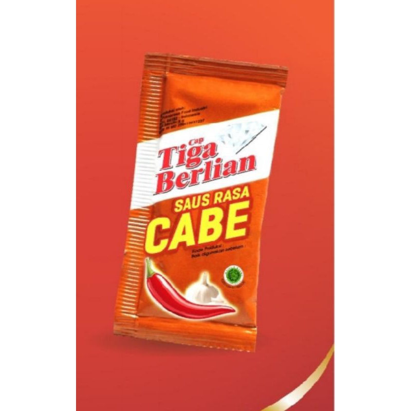 

Sambal sachet Tiga Berlian isi 24 sachet