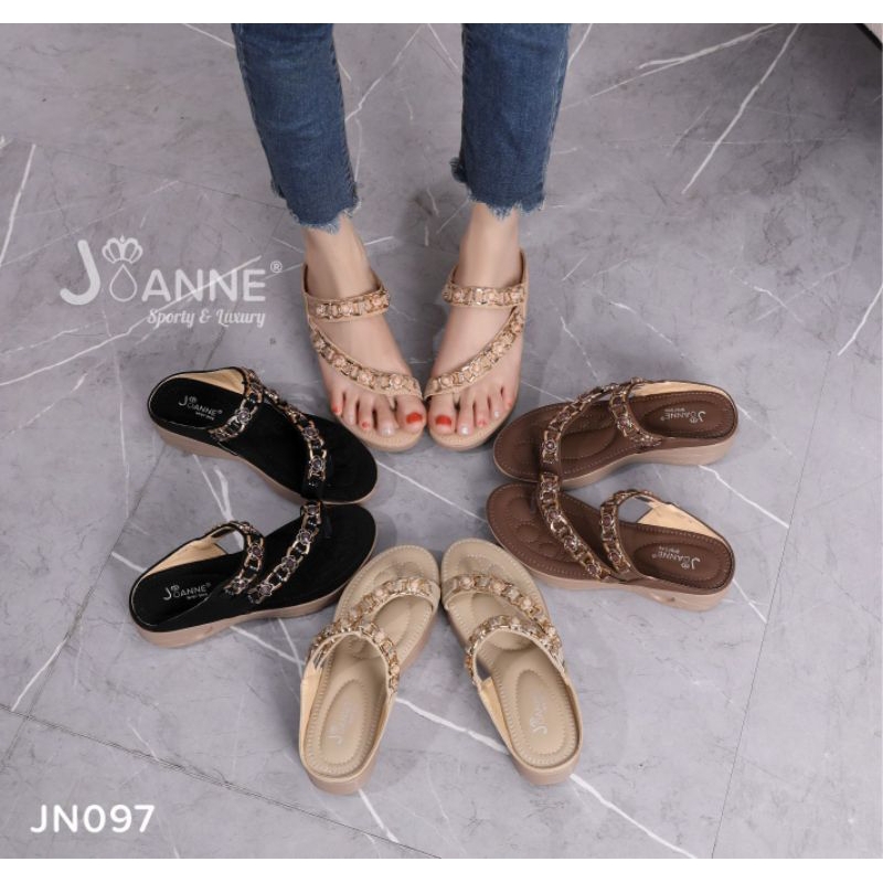 JOANNE Wedges Sandals Sling Shoes #JN097 ORIGINAL