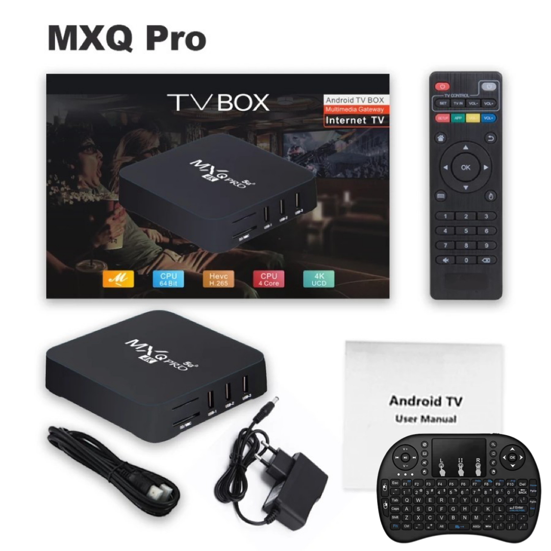 Android Set Top Box MXQ PRO 5G 2G+16G Smart TV BOX + Keyboard