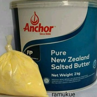 

anchor butter salted repack 250 gram